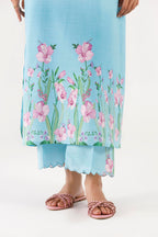 Stitched Printed Viscose Shirt+ Culotte