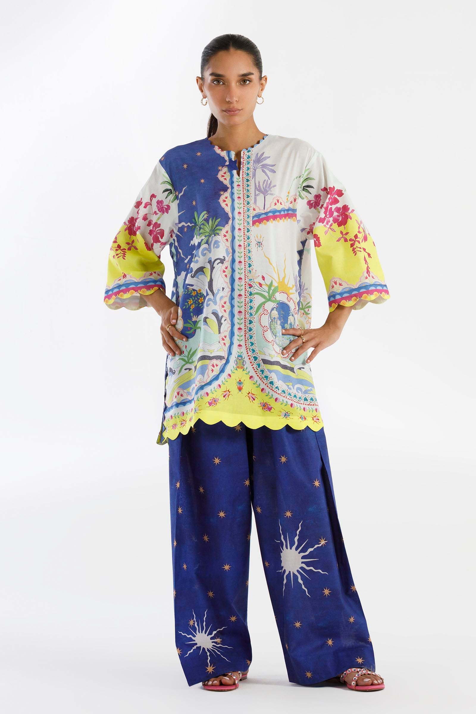 Stitched Printed Lawn Shirt+Shalwar Main image