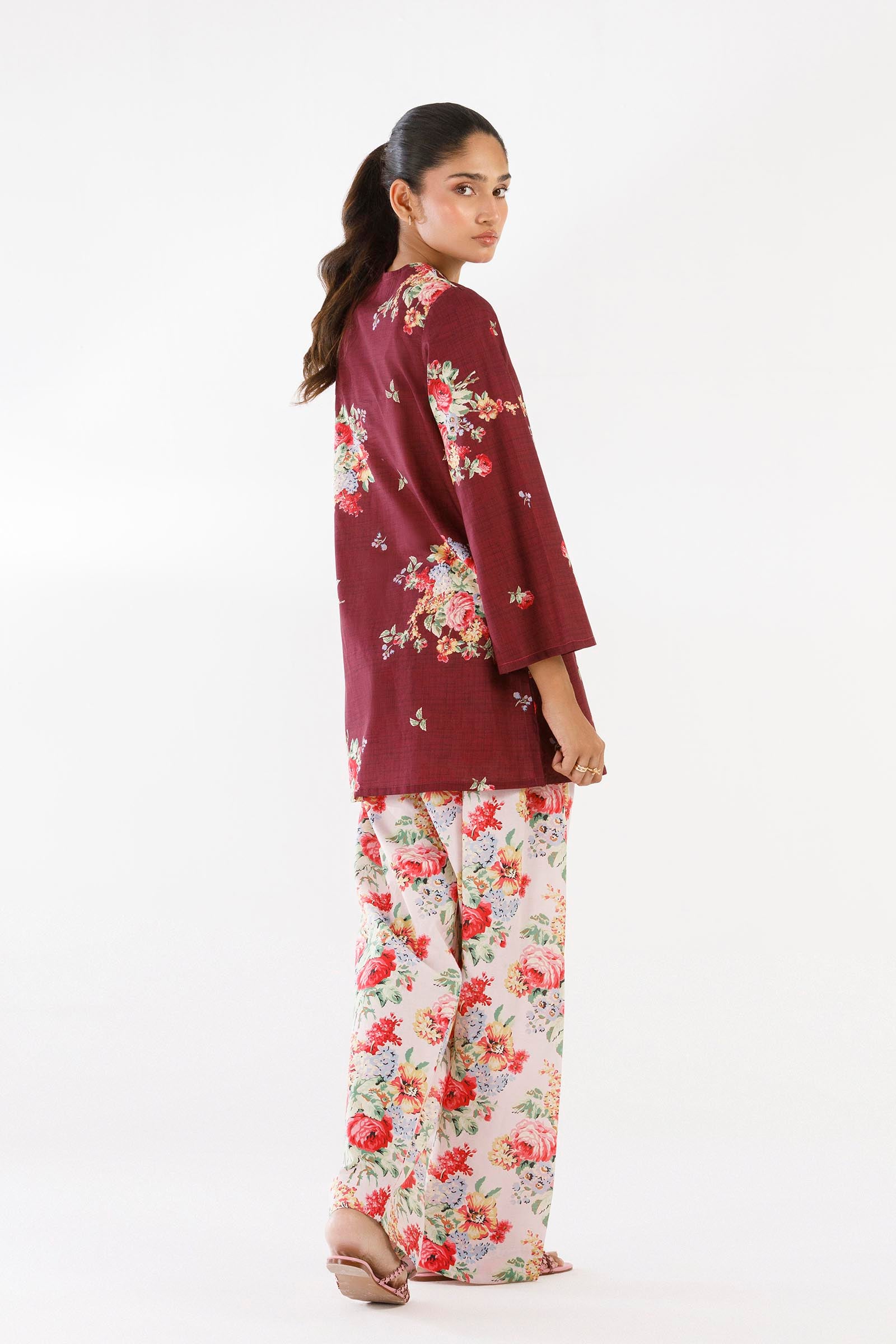 Stitched Printed Lawn Shirt + Shalwar
