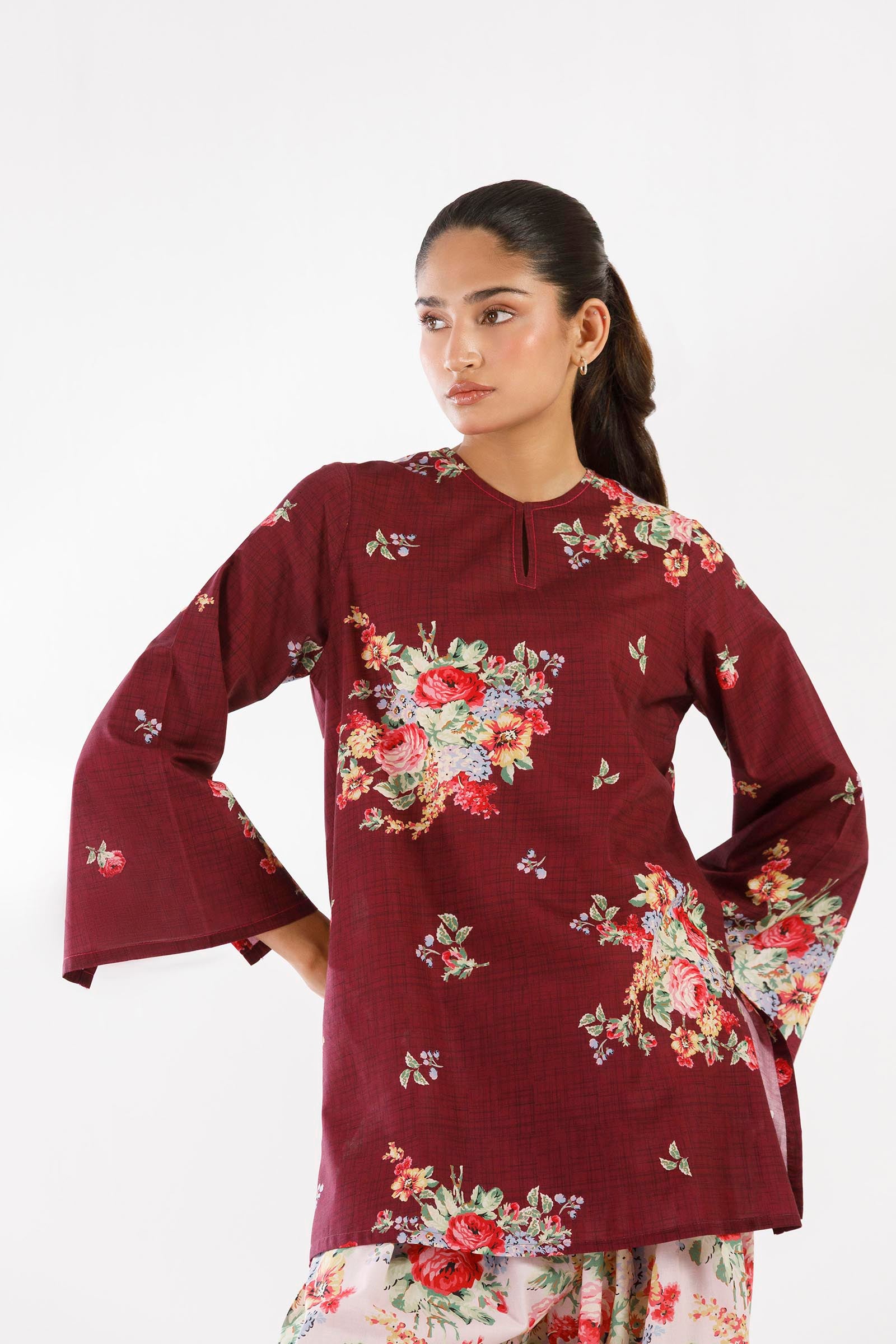 Stitched Printed Lawn Shirt + Shalwar