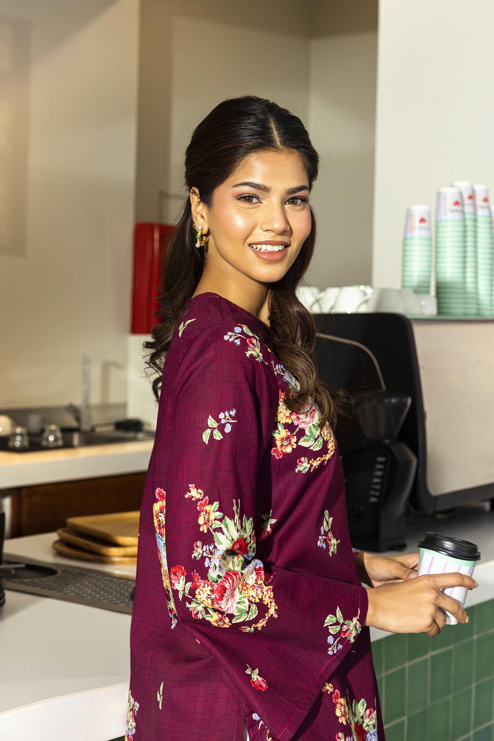 Stitched Printed Lawn Shirt + Shalwar