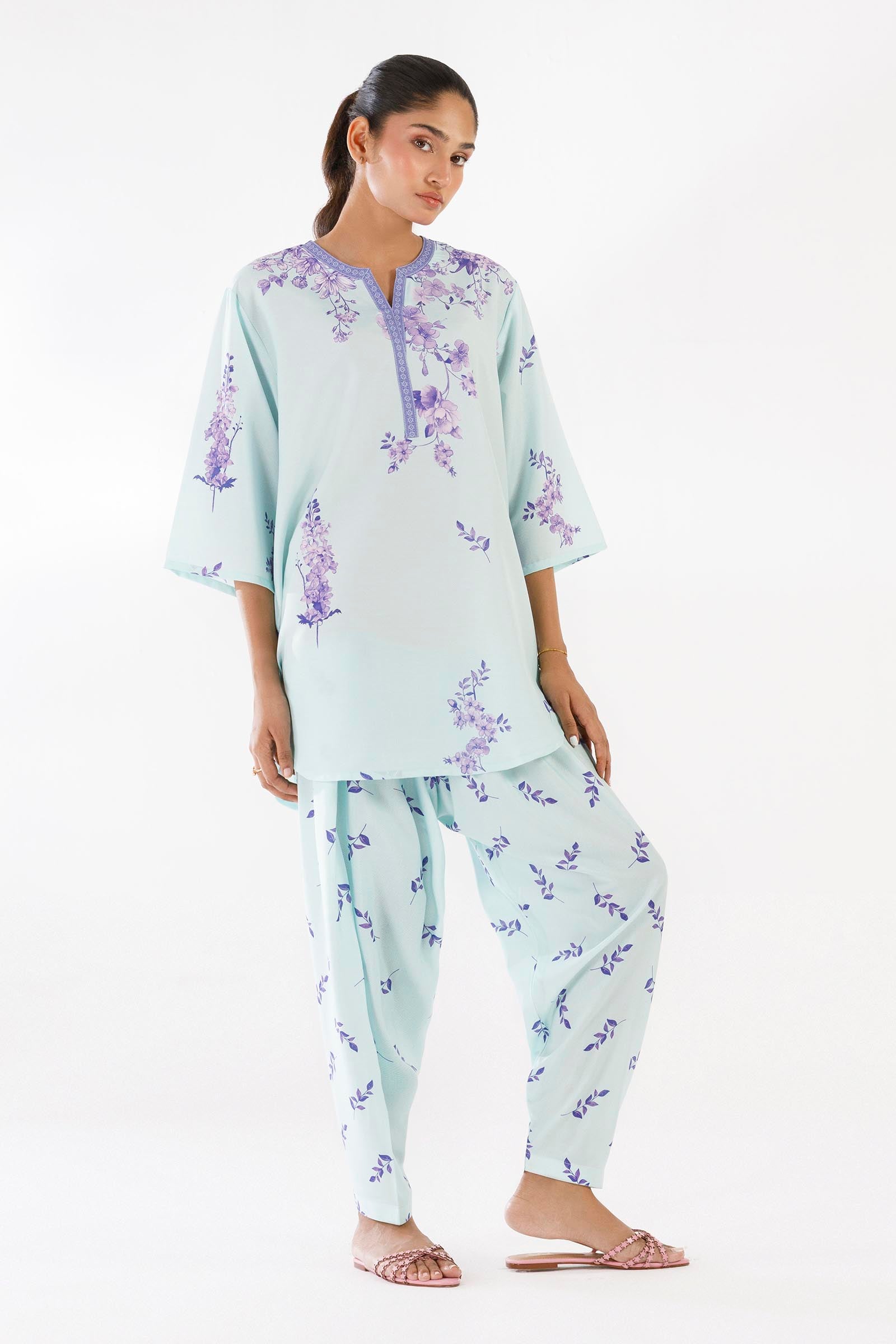 Stitched Printed Viscose Shirt+ Shalwar Main image