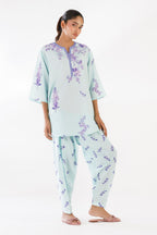 Stitched Printed Viscose Shirt+ Shalwar