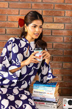 Stitched Printed Lawn Shirt+ Culotte