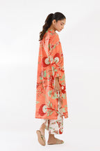 Stitched Printed Lawn Shirt+ Culotte