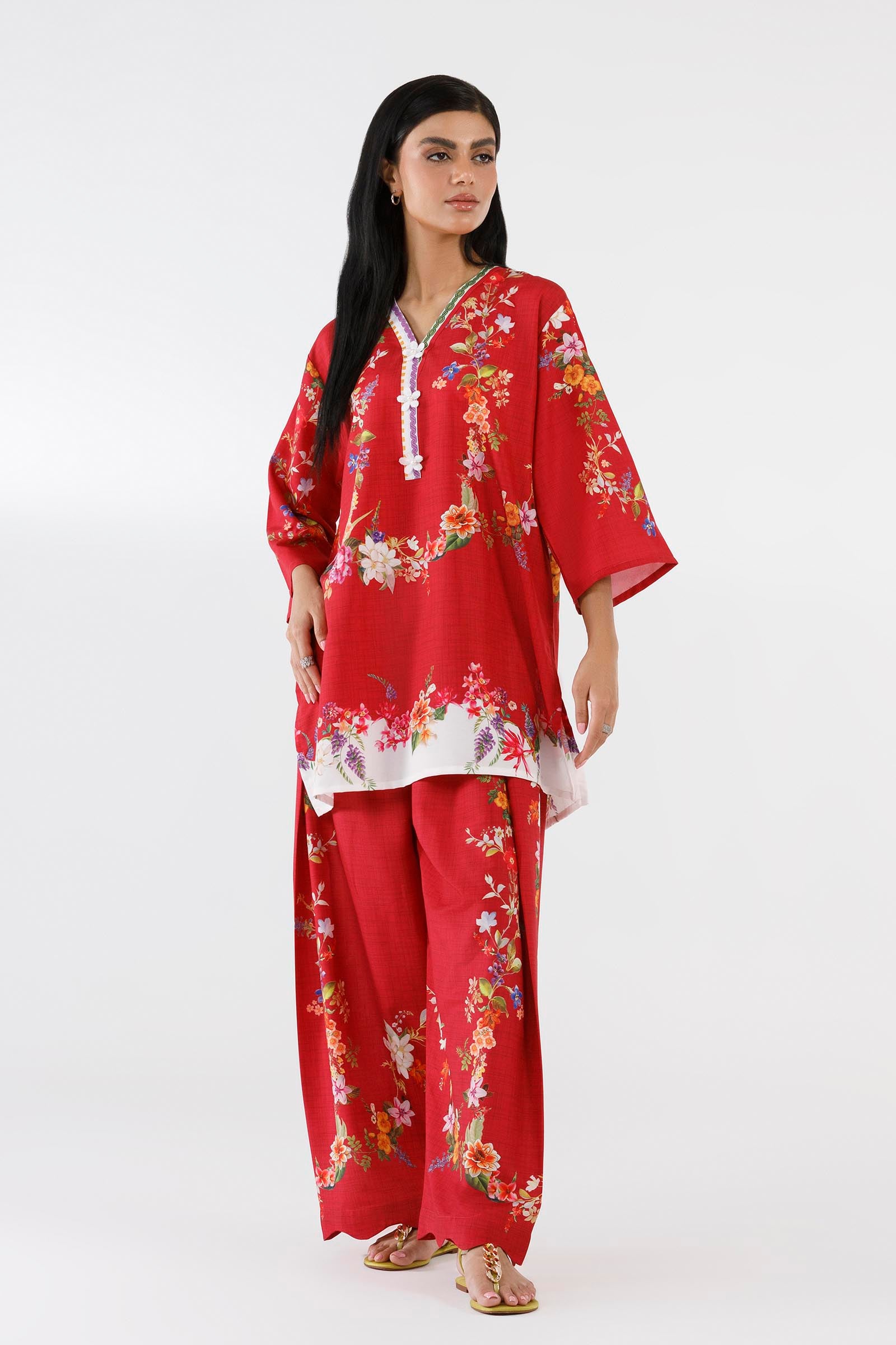 Stitched Printed Viscose Shirt+ Shalwar Main image