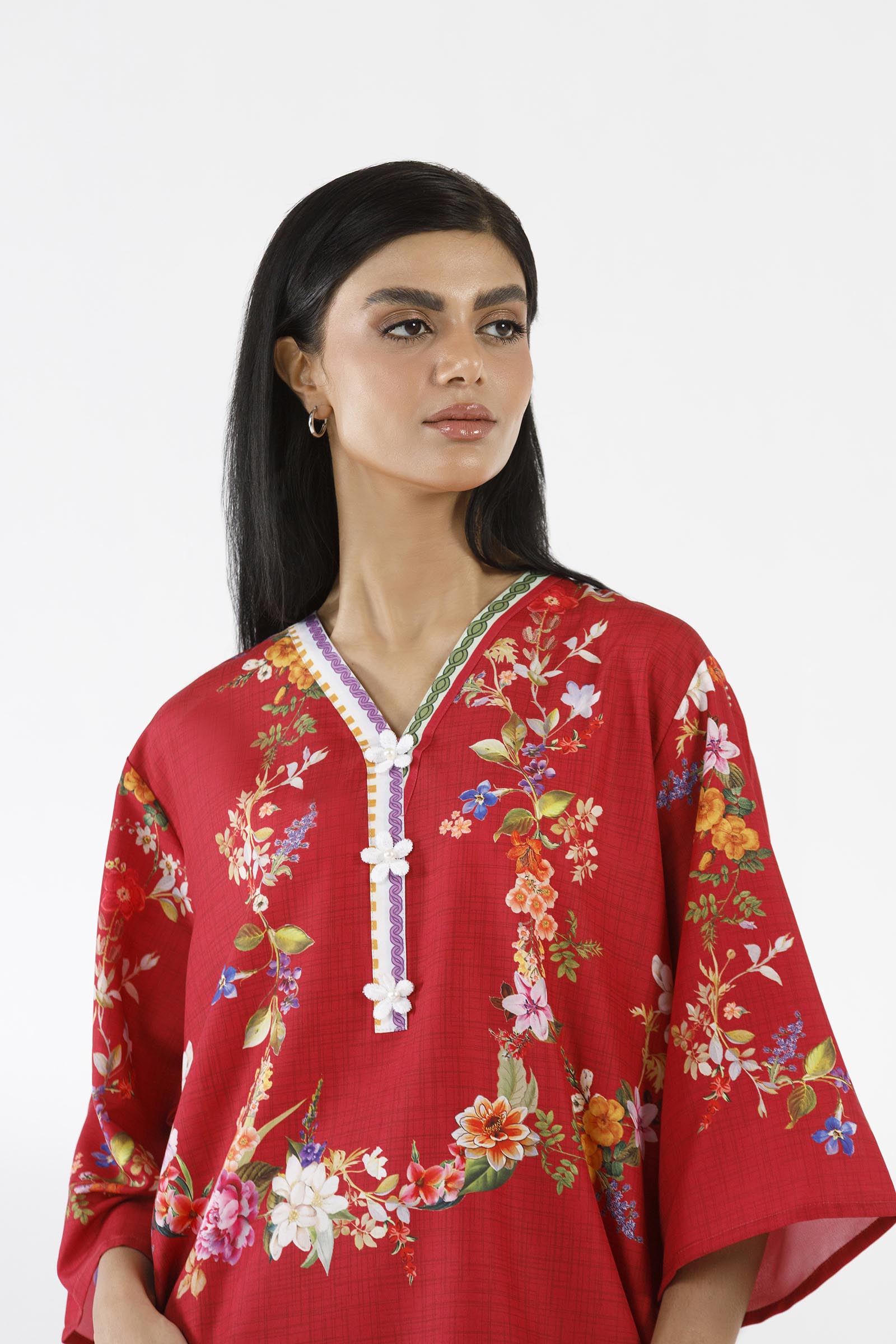 Stitched Printed Viscose Shirt+ Shalwar Secondary image