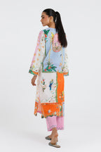Stitched Printed Lawn Shirt+ Culotte