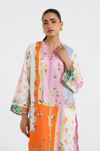 Stitched Printed Lawn Shirt+ Culotte