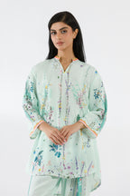 Stitched Printed Linen Shirt+ Shalwar