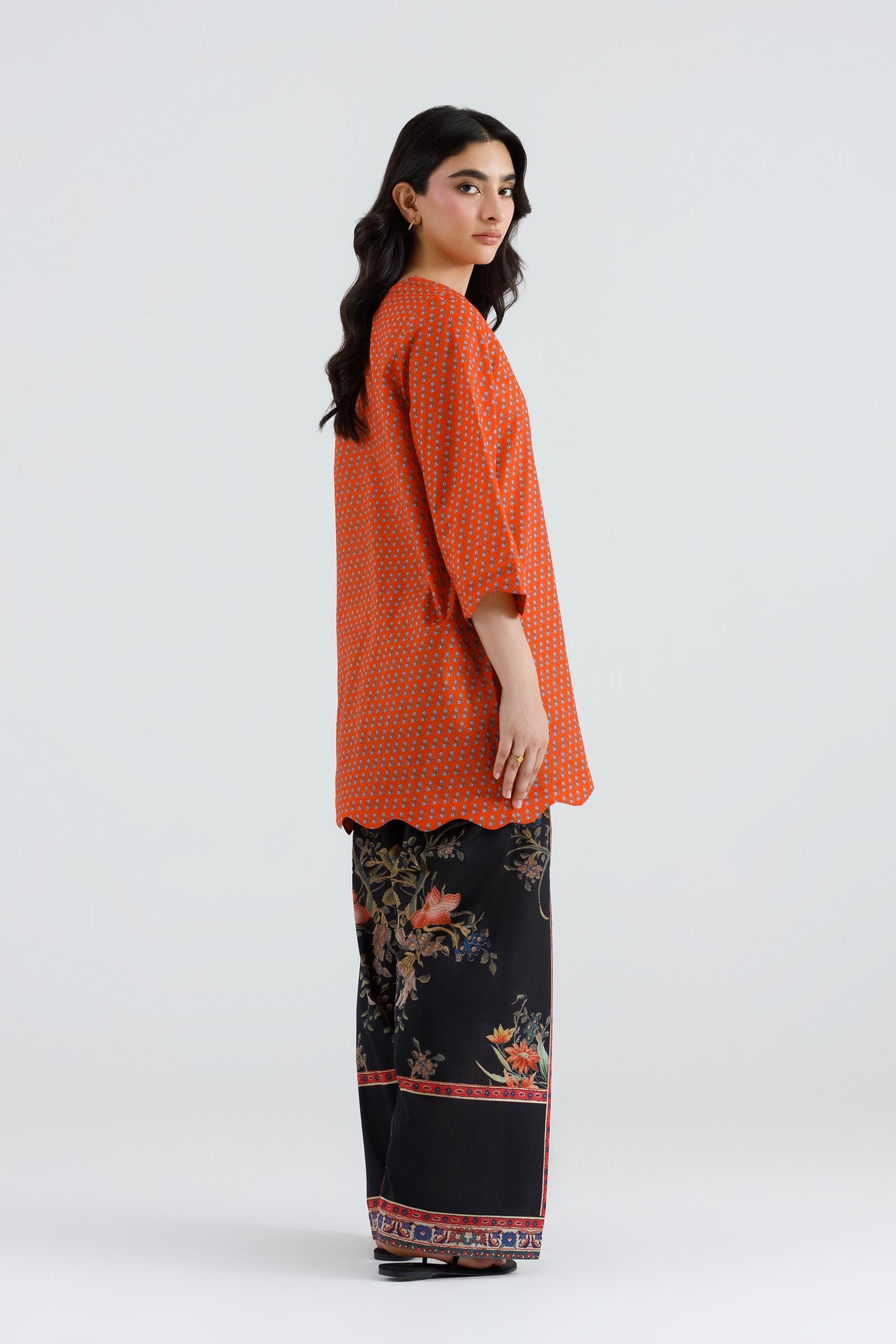 Stitched Printed Lawn Shirt+ Shalwar Secondary image