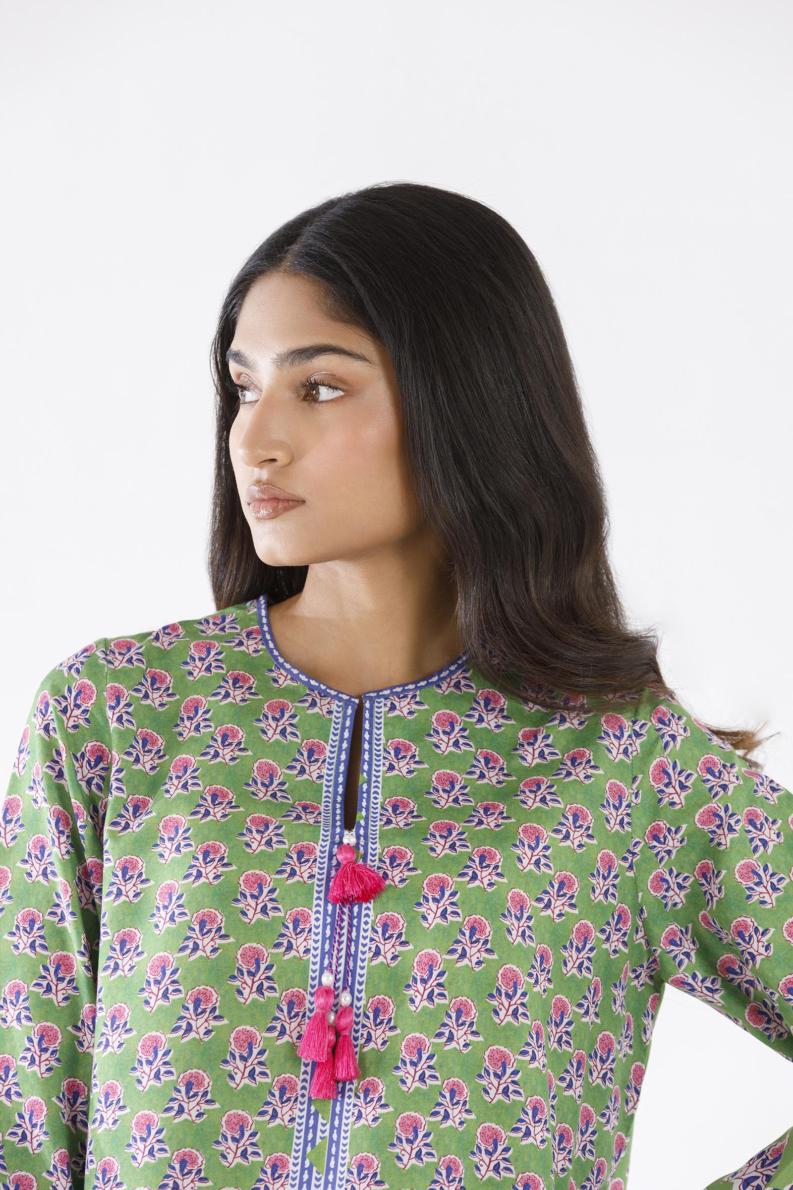 Stitched Printed Viscose Shirt+ Dupatta