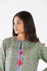 Stitched Printed Viscose Shirt+ Dupatta