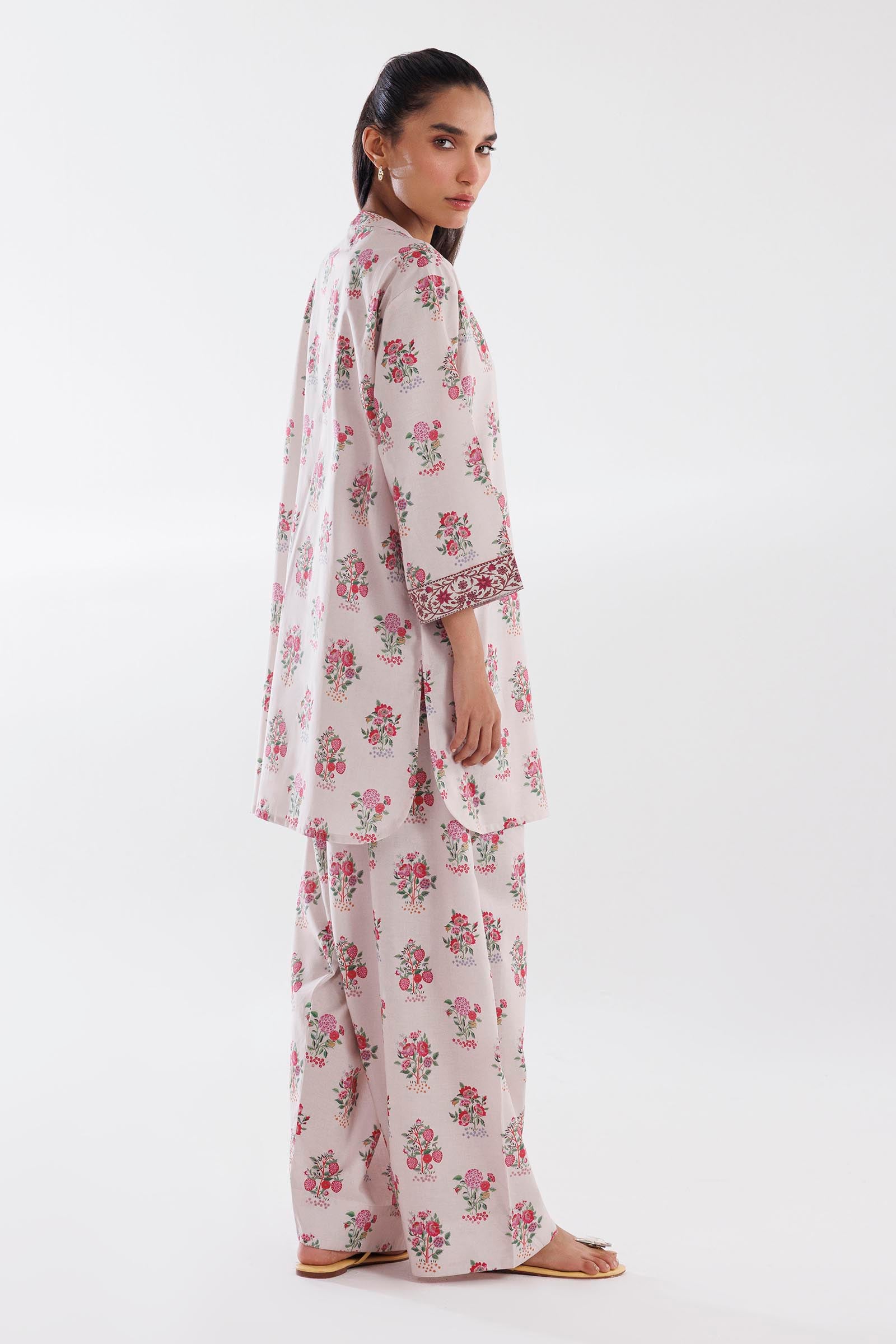 Stitched Printed Lawn Shirt + Shalwar