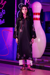 Stitched Printed Viscose Shirt + Culotte