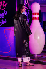 Stitched Printed Viscose Shirt + Culotte