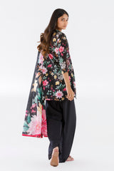 Stitched Printed Lawn Shirt+ Dupatta