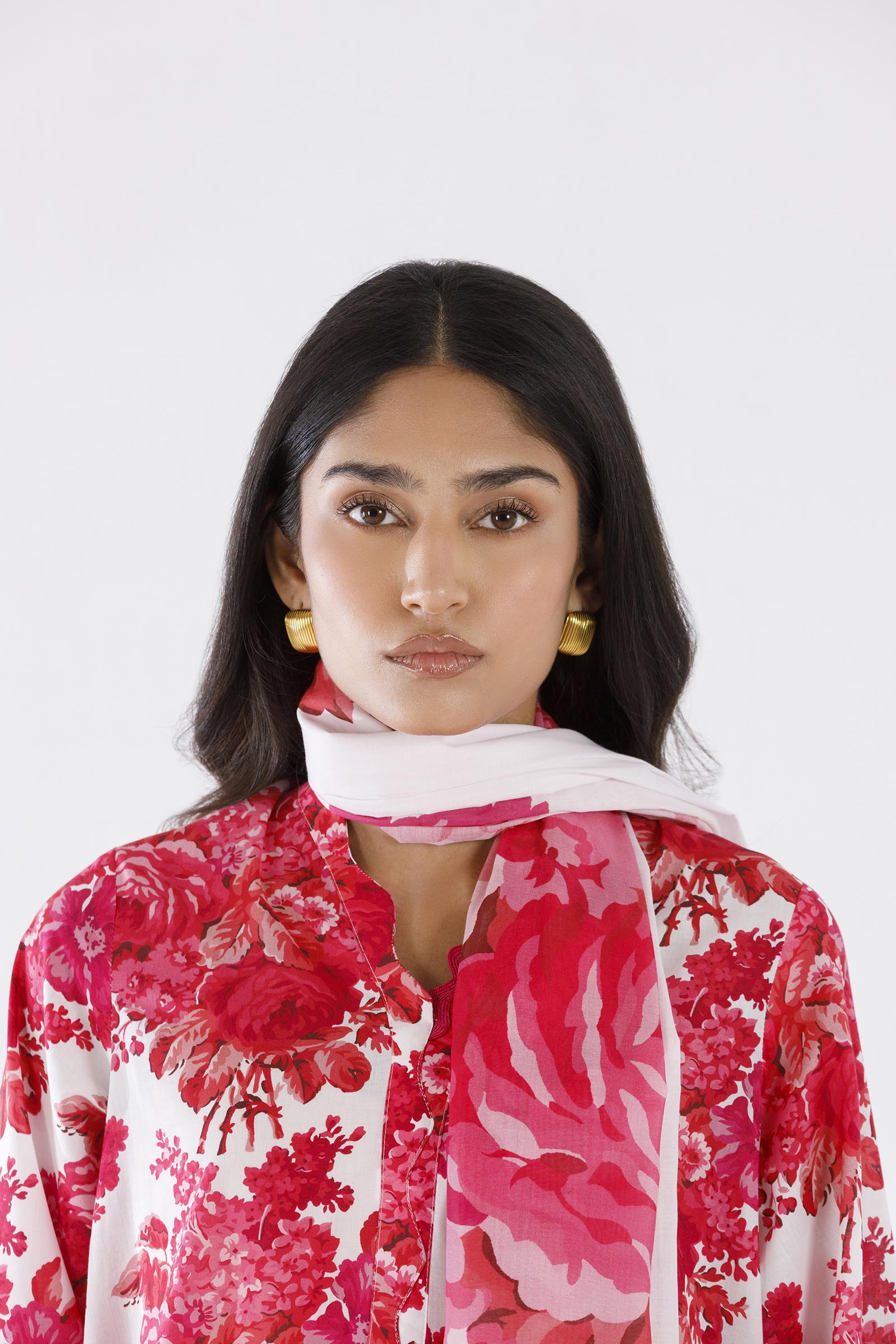 Stitched Printed Lawn Shirt+ Dupatta