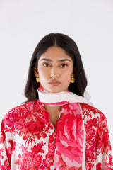 Stitched Printed Lawn Shirt+ Dupatta