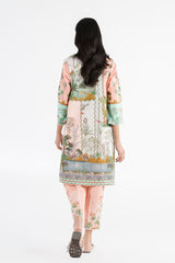 Stitched Printed Lawn Shirt+ Culotte