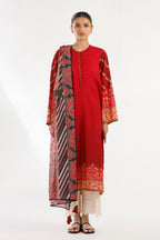 Stitched Printed Lawn Shirt + Dupatta