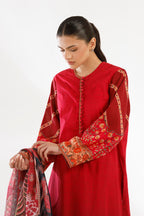 Stitched Printed Lawn Shirt + Dupatta