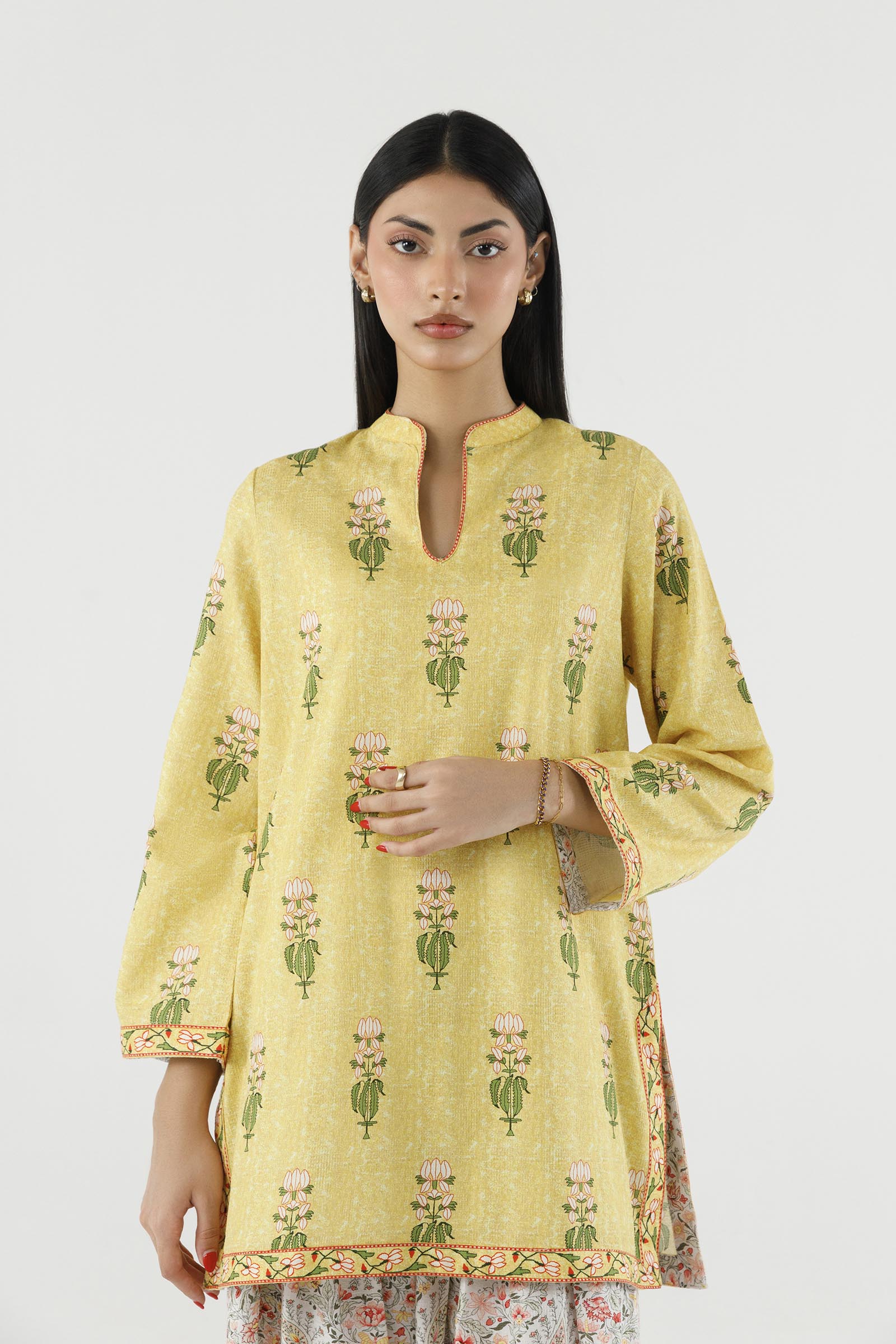 Stitched Printed Dobby Shirt+ Shalwar Secondary image