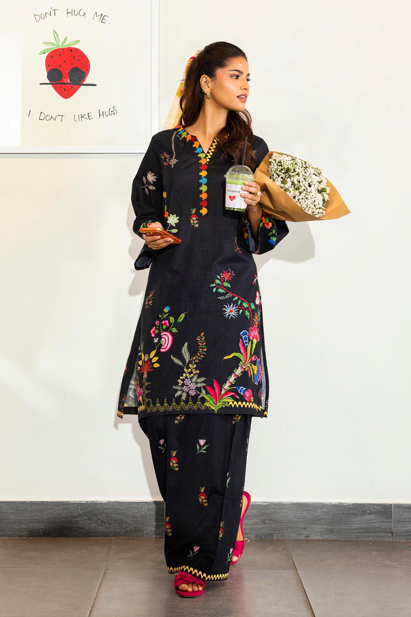Stitched Printed Lawn Shirt+ Shalwar Main image