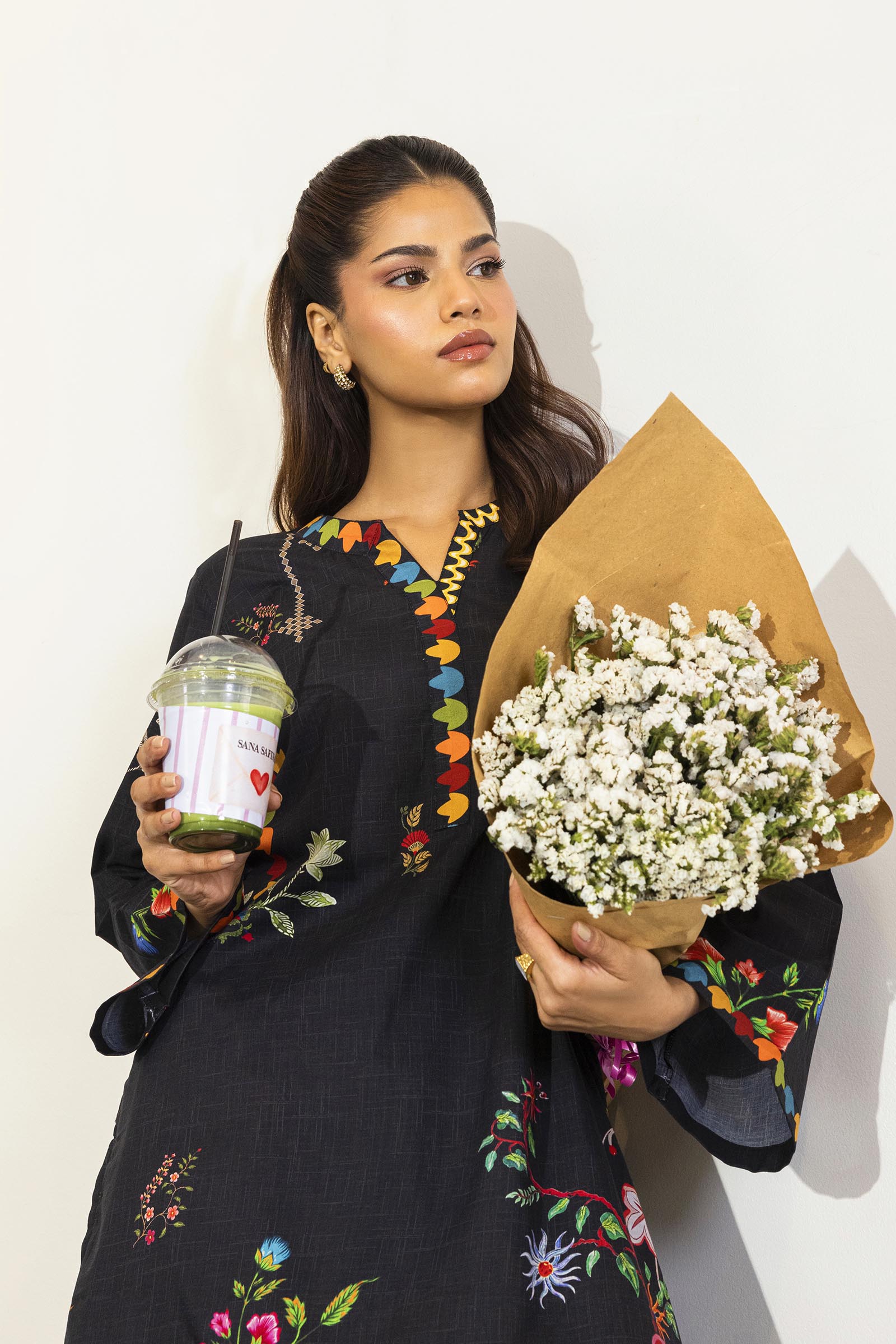 Stitched Printed Lawn Shirt+ Shalwar Secondary image