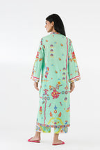 Stitched Printed Lawn Shirt+ Culotte