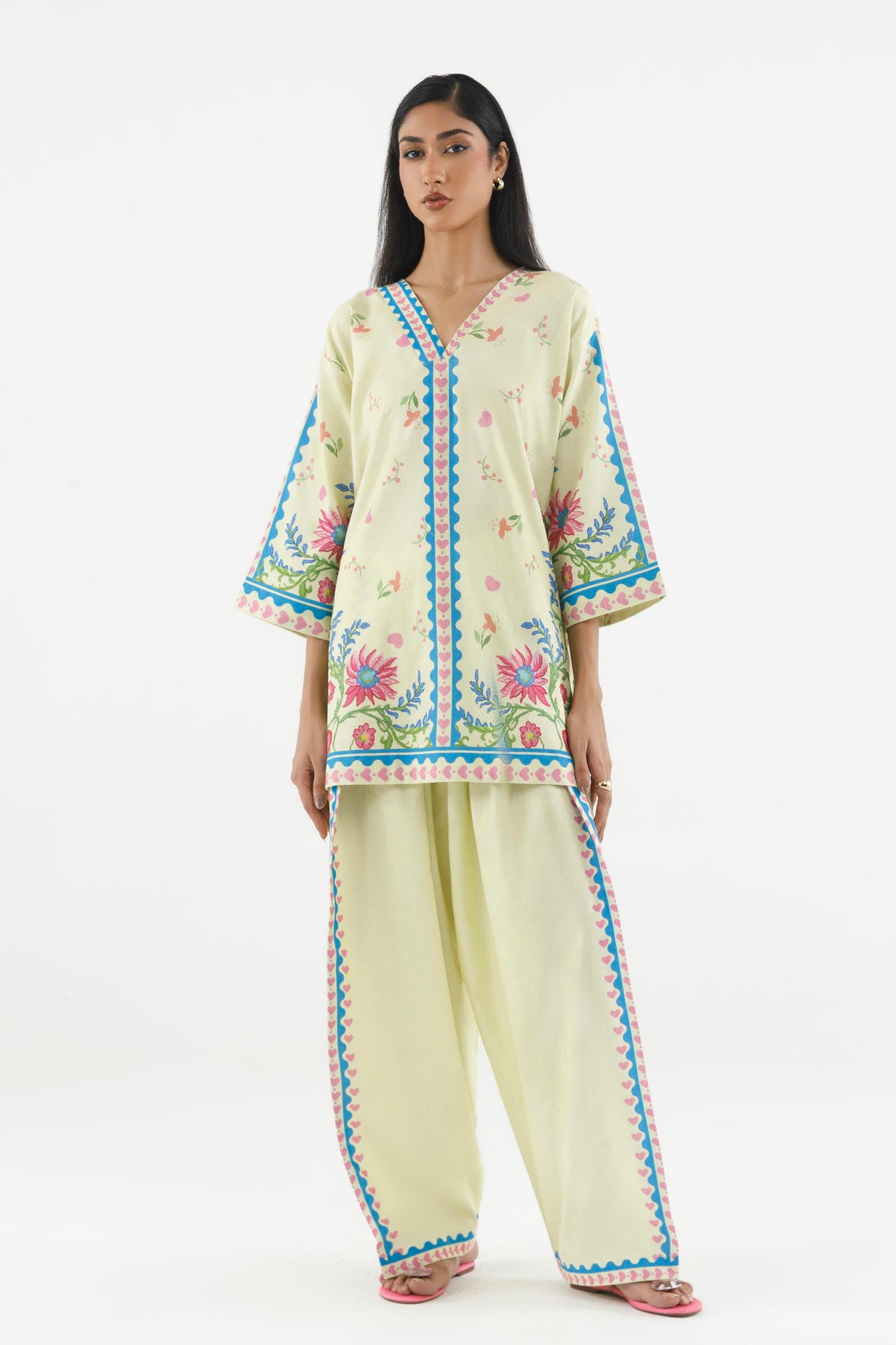 Stitched Printed Dobby Shirt+ Shalwar Main image