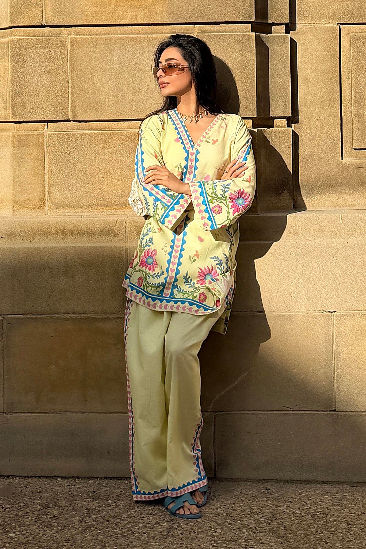 Stitched Printed Dobby Shirt+ Shalwar Main image
