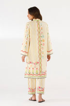 Stitched Printed Lawn Shirt+ Culotte