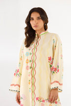 Stitched Printed Lawn Shirt+ Culotte
