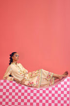 Stitched Printed Lawn Shirt+ Culotte