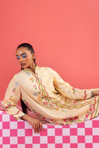 Stitched Printed Lawn Shirt+ Culotte