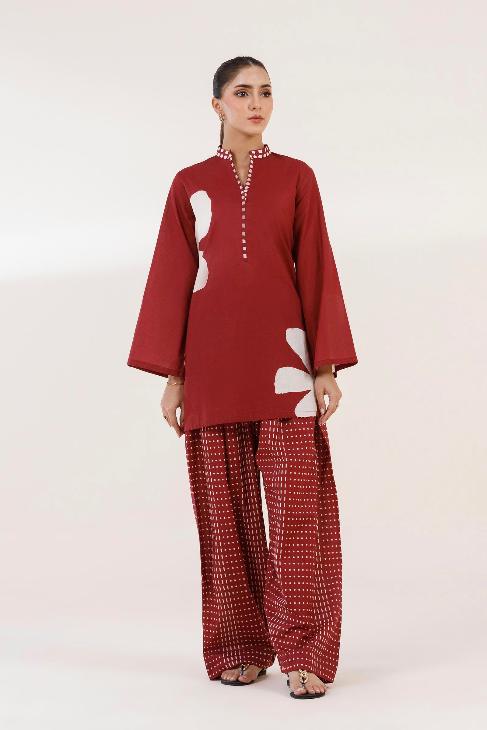Stitched Printed Lawn Shirt+ Shalwar Main image