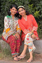Stitched Printed Lawn Shirt+ Shalwar