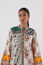 Stitched Printed Lawn Shirt+ Shalwar