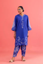 Stitched Printed Dobby Shirt+ Shalwar