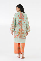 Stitched Printed Lawn Shirt+ Culotte