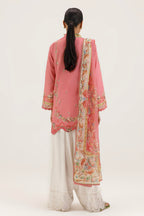 Stitched Printed Dobby Shirt+ Dupatta