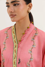 Stitched Printed Dobby Shirt+ Dupatta