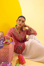 Stitched Printed Dobby Shirt+ Dupatta