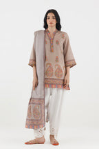 Stitched Printed Fancy Dobby Shirt+ Dupatta