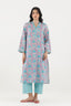 Stitched Printed Fancy Dobby Shirt+ Culotte