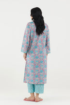 Stitched Printed Fancy Dobby Shirt+ Culotte
