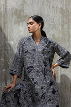 Stitched Printed Lawn Shirt+ Culotte