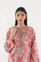 Stitched Printed Lawn Shirt+ Culotte