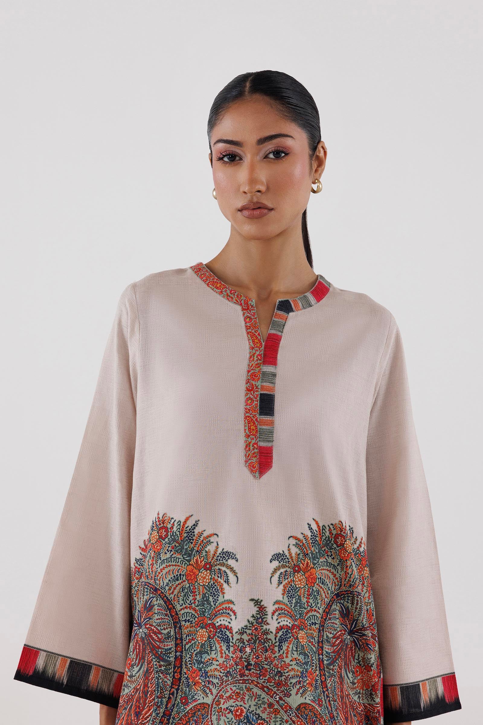 Stitched Printed Fancy Dobby Shirt+ Shalwar